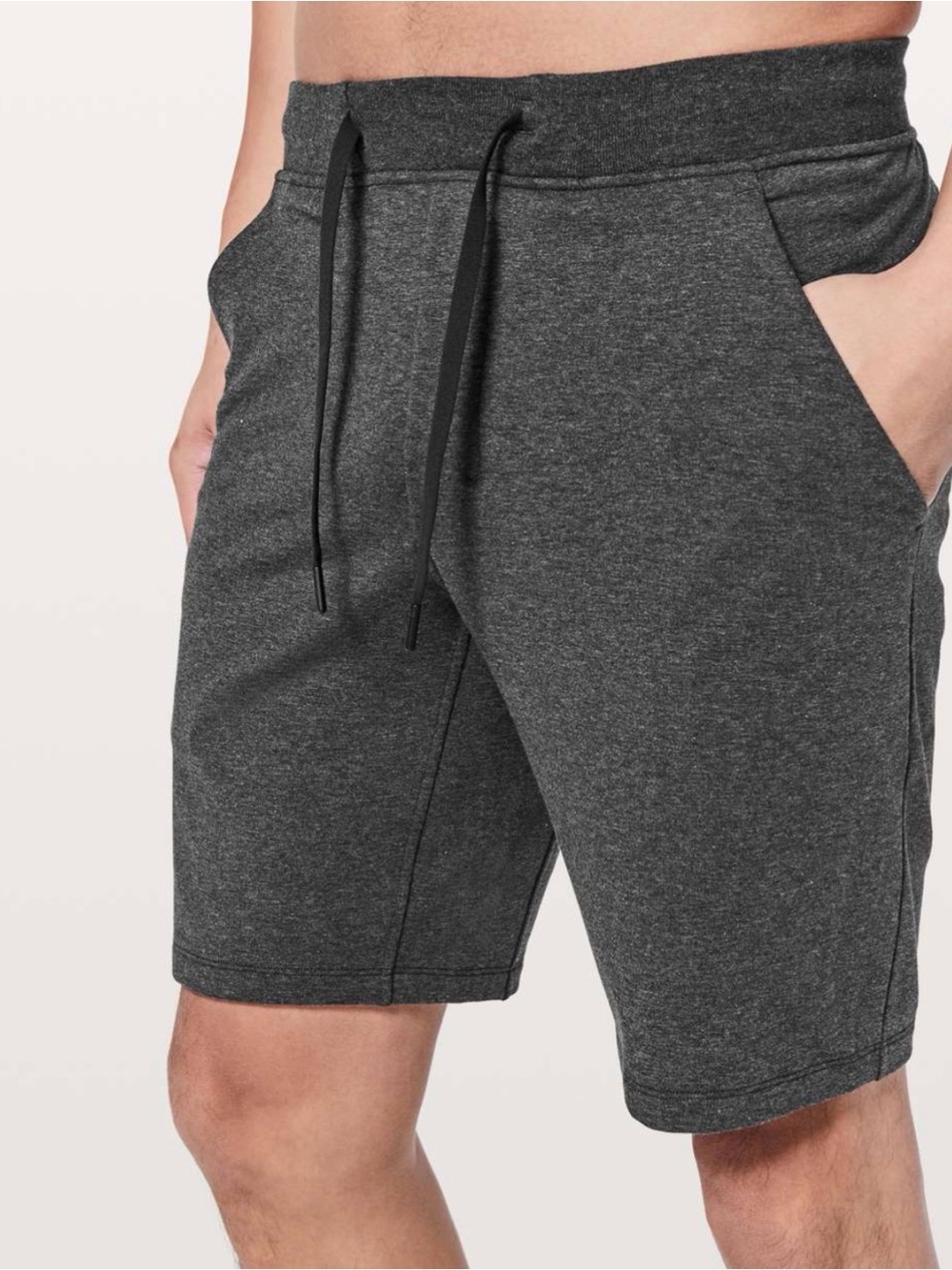 Lululemon City Sweat Short 9.5” in Heathered Black - Picture 2 of 7